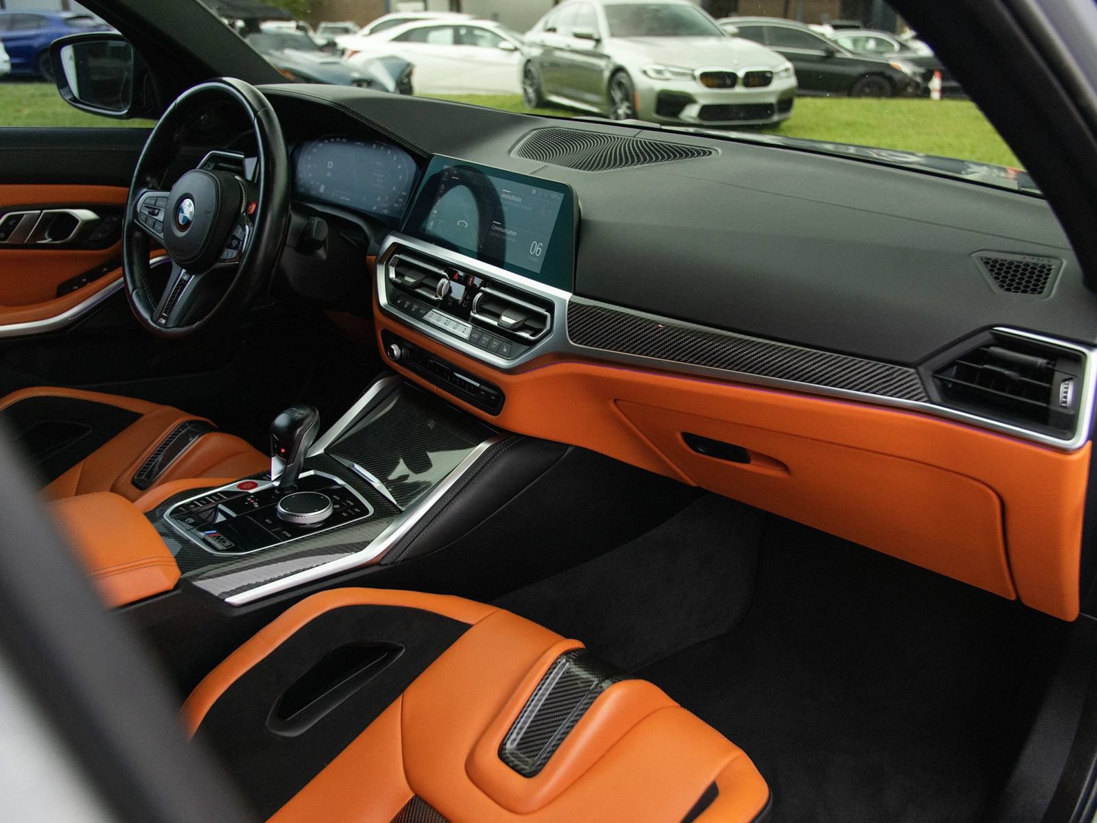 Used 2021 BMW M3 Competition w/ M Carbon Exterior Package RWD image 43