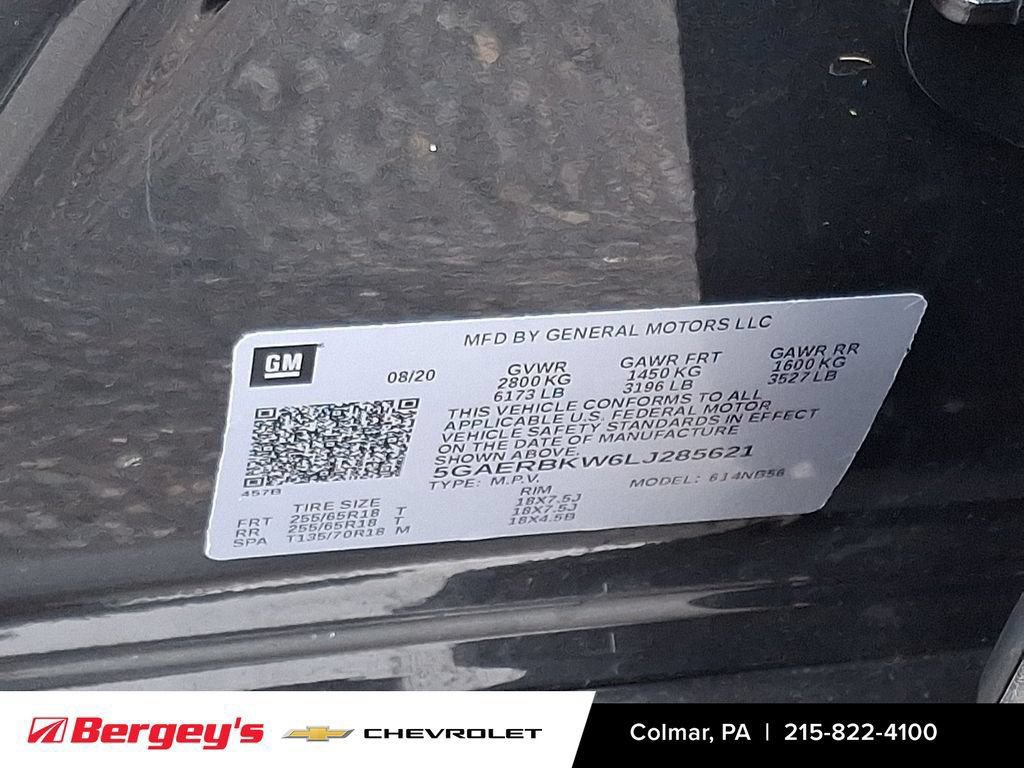 Certified 2020 Buick Enclave Essence w/ Sound and Sites Package FWD image 30