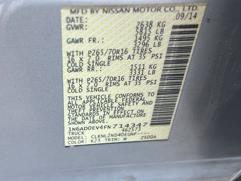 Used 2015 Nissan Frontier SV w/ SV Value Truck Package image 28