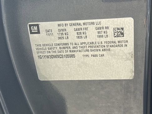 Used 2012 Chevrolet Corvette Grand Sport w/ 3LT Preferred Equipment Group image 30