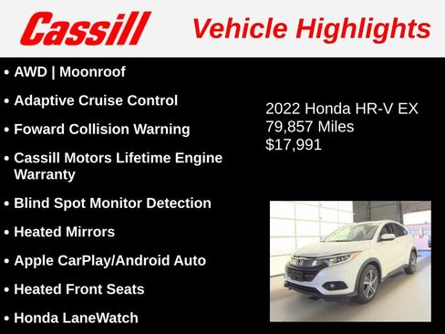 Used 2022 Honda HR-V EX image 3