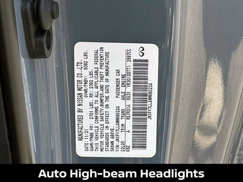 Used 2022 INFINITI Q60 Red Sport 400 w/ Cargo Package image 24