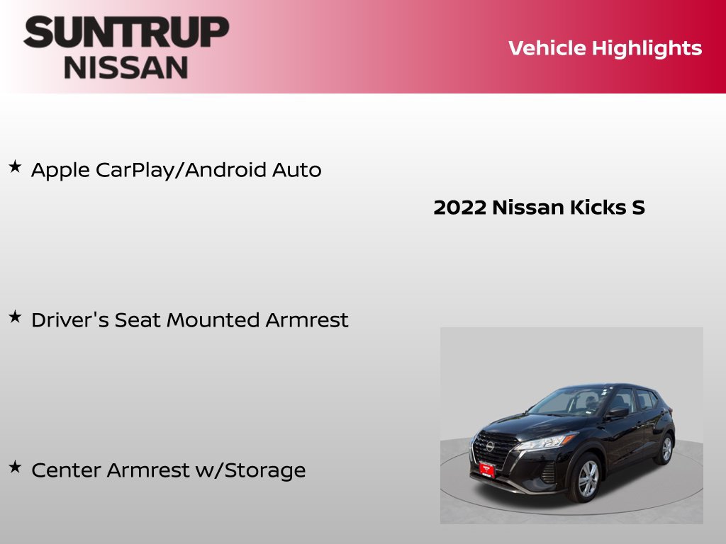 Certified 2022 Nissan Kicks S FWD image 16