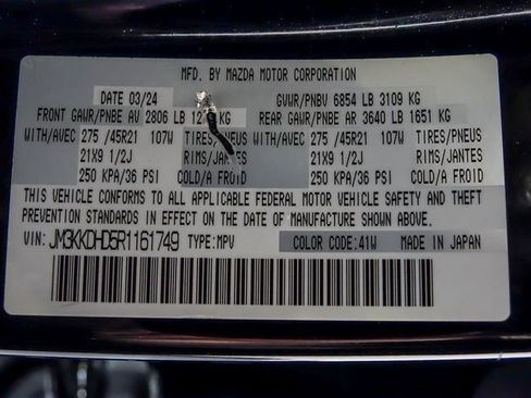 Used 2024 MAZDA CX-90 3.3 Turbo w/ Premium Package image 36