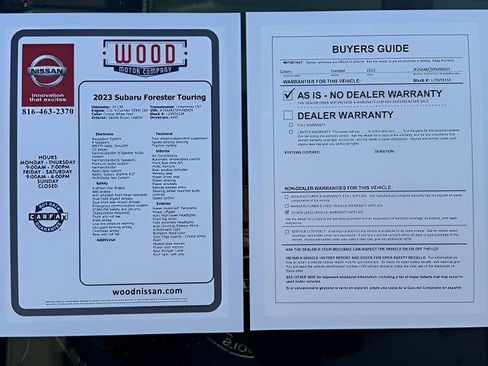 Used 2023 Subaru Forester Touring w/ Popular Package #2 image 10