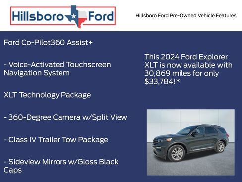 Used 2024 Ford Explorer XLT w/ Equipment Group 202A AWD/4WD image 9