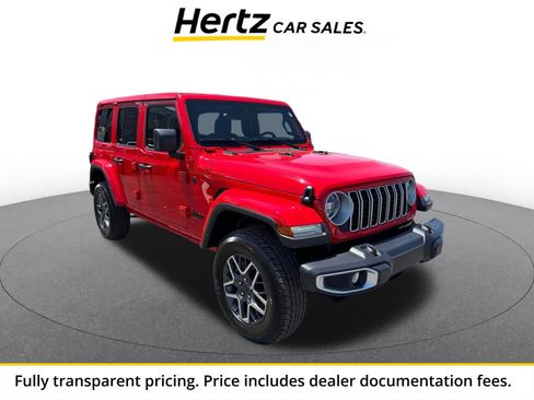 Used 2025 Jeep Wrangler Unlimited Sahara AWD/4WD image 1