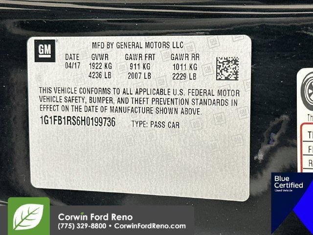 Used 2017 Chevrolet Camaro LT w/ RS Package RWD image 34