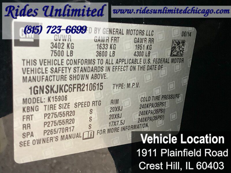 Used 2015 Chevrolet Suburban LT w/ Luxury Package AWD/4WD image 26