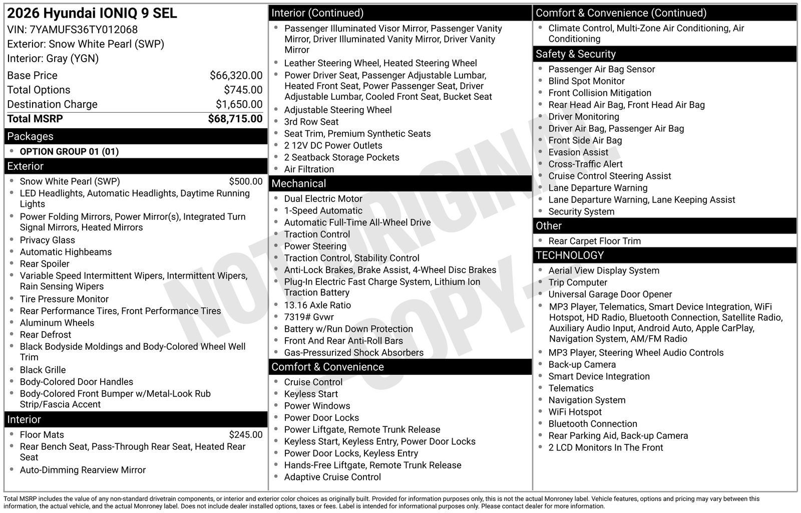 New 2026 Hyundai Ioniq 9 SEL AWD/4WD image 23