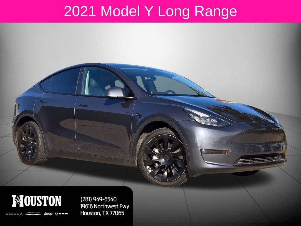 Used 2021 Tesla Model Y Long Range AWD/4WD image 1