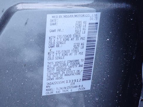 Used 2023 Nissan Murano SL w/ SL Moonroof Package image 27