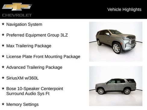 Certified 2024 Chevrolet Tahoe High Country w/ Max Trailering Package image 5