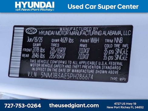 Certified 2023 Hyundai Tucson SEL FWD image 36