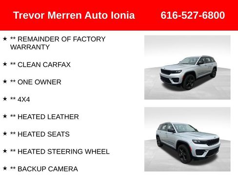 Used 2024 Jeep Grand Cherokee Altitude AWD/4WD image 8