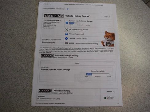 Used 2020 Subaru WRX STI w/ Popular Package #1 image 51