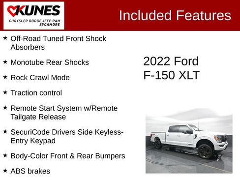 Used 2022 Ford F150 XLT w/ Equipment Group 302A High AWD/4WD image 4