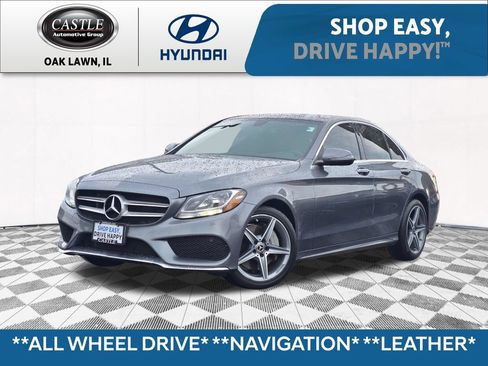 Used 2018 Mercedes-Benz C 300 4MATIC Sedan w/ AMG Line image 1