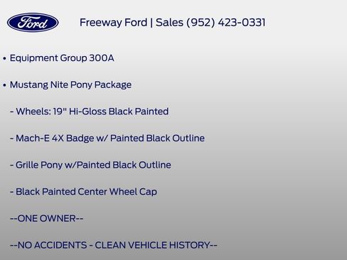 Certified 2023 Ford Mustang Mach-E Premium w/ Mustang Nite Pony Package AWD/4WD image 8