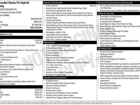 Used 2025 Hyundai Santa Fe Calligraphy AWD/4WD image 53