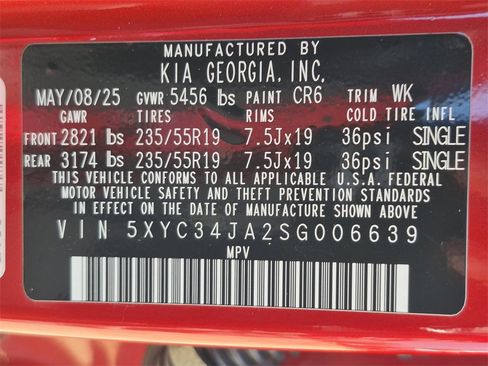 New 2025 Kia EV6 Light w/ Light LR Technology Package image 34