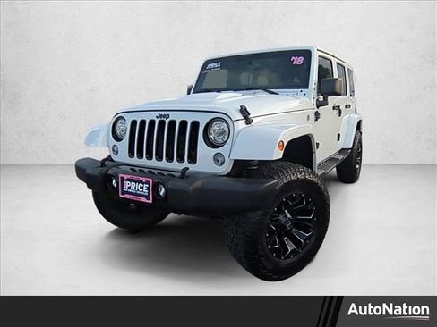 Used 2018 Jeep Wrangler Unlimited Sahara image 1