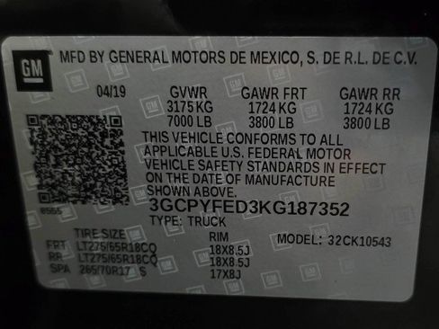 Used 2019 Chevrolet Silverado 1500 LT Trail Boss AWD/4WD image 44
