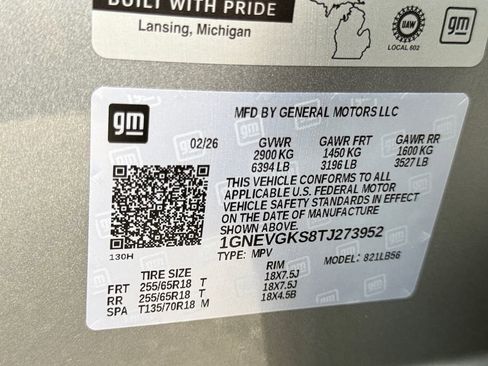 New 2026 Chevrolet Traverse LT w/ Driver Confidence Package image 29