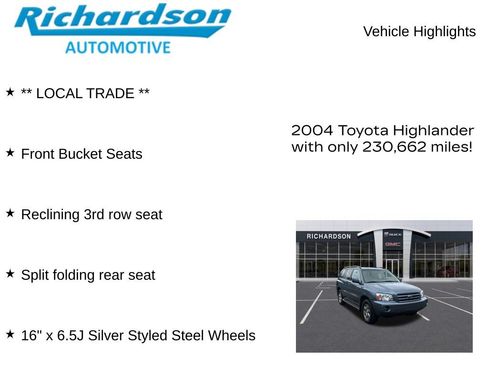 Used 2004 Toyota Highlander V6 AWD/4WD image 10