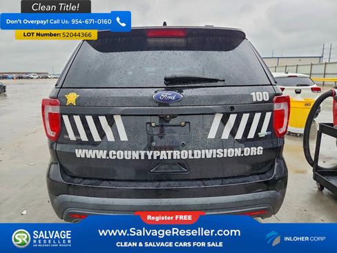 Used 2016 Ford Explorer 4WD Police Interceptor w/ 2-tone Vinyl Package #1 image 8