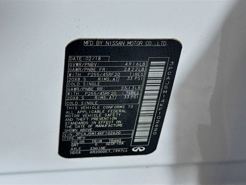 Certified 2019 INFINITI QX50 Essential w/ Sensory Package FWD image 43