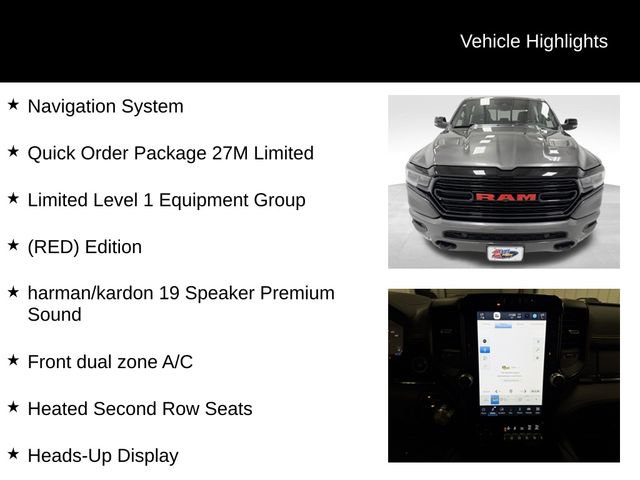 Used 2023 RAM 1500 Limited w/ (RED) Edition AWD/4WD image 16