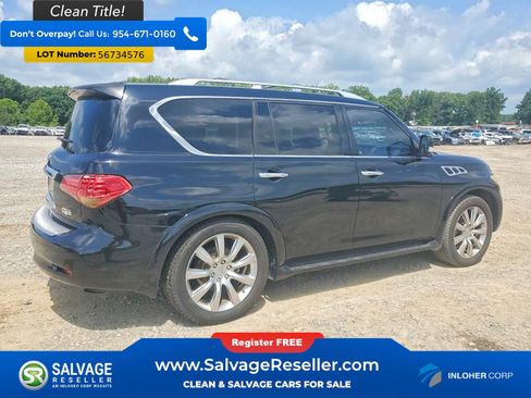 Used 2012 INFINITI QX56 2WD w/ Deluxe Touring Pkg image 4