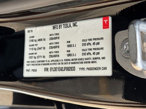 Used 2018 Tesla Model 3 Long Range RWD image 43