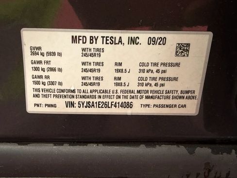 Used 2020 Tesla Model S Long Range Plus AWD/4WD image 31