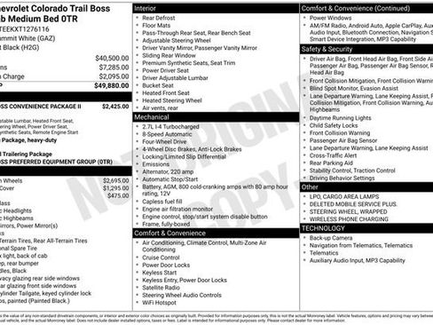 New 2026 Chevrolet Colorado Trail Boss AWD/4WD image 6