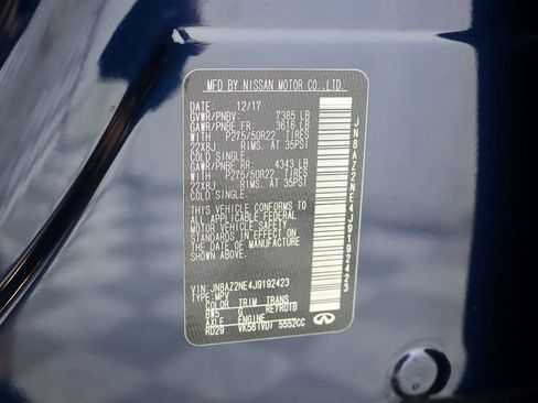 Used 2018 INFINITI QX80 4WD w/ Deluxe Technology Package image 42