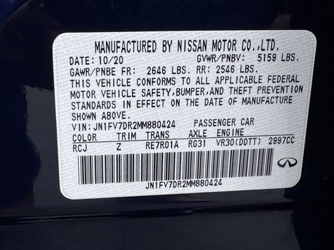 Used 2021 INFINITI Q50 Red Sport 400 w/ Proactive Package image 44