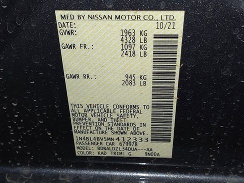 Used 2021 Nissan Altima 2.5 S FWD image 33