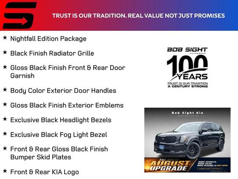Used 2021 Kia Telluride SX w/ Nightfall Edition Package AWD/4WD image 2
