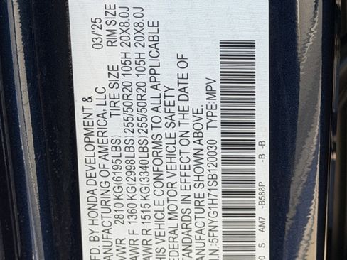 Used 2025 Honda Pilot Touring image 26