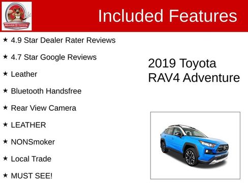 Used 2019 Toyota RAV4 Adventure image 4