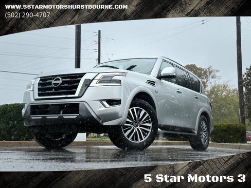 Used 2021 Nissan Armada SL w/ Captain's Chairs Package image 1