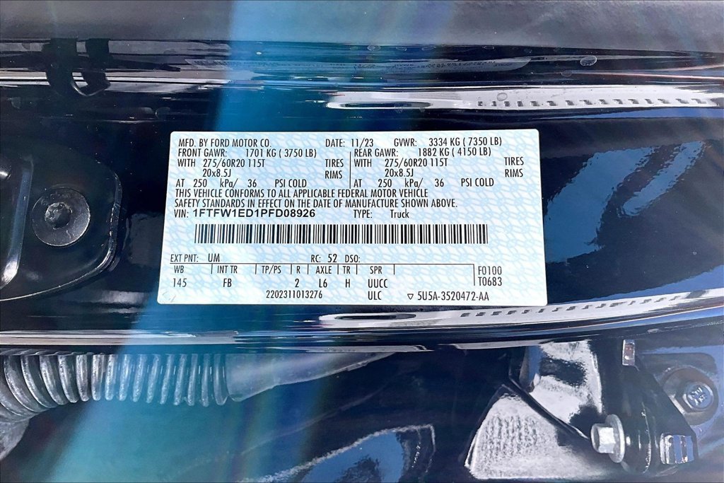 Used 2023 Ford F150 XLT w/ Equipment Group 302A High AWD/4WD image 43