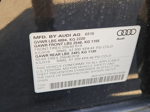 Used 2015 Audi Q3 2.0T Prestige AWD/4WD image 29