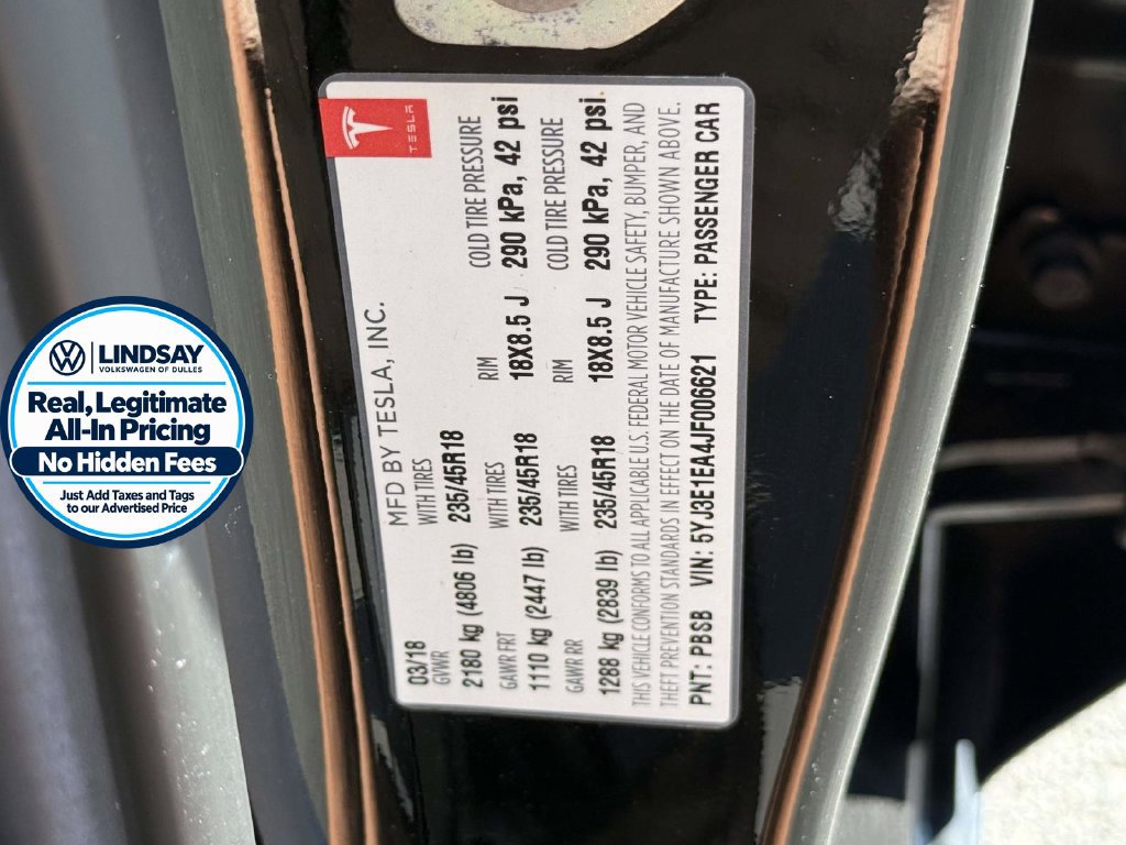 Used 2018 Tesla Model 3 Long Range RWD image 27