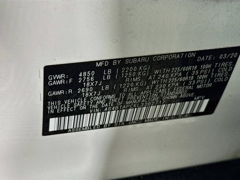 Used 2020 Subaru Outback Touring AWD/4WD image 36