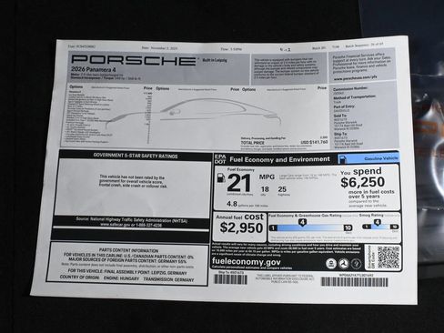 Used 2026 Porsche Panamera 4 AWD/4WD image 44