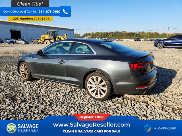 Used 2018 Audi A5 2.0T Premium Plus w/ Premium Plus AWD/4WD image 3