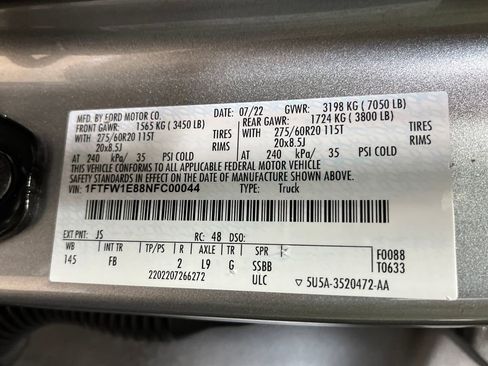 Used 2022 Ford F150 XLT w/ Equipment Group 302A High image 34